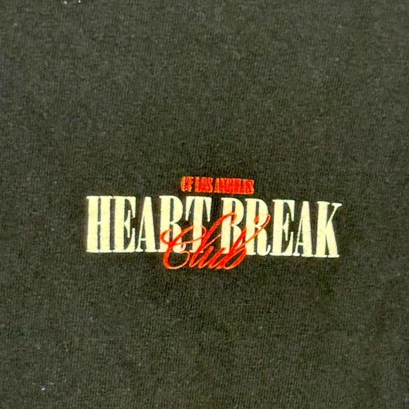 CV Los Angeles Heartbreak Club Streetwear Skate Men’s M Black T-Shirt - Picture 6 of 7